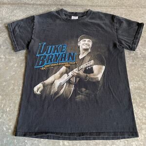 Luke Bryan Dirt Road Diaries Tour Shirt Womens Small Vintage Y2K Western 2013